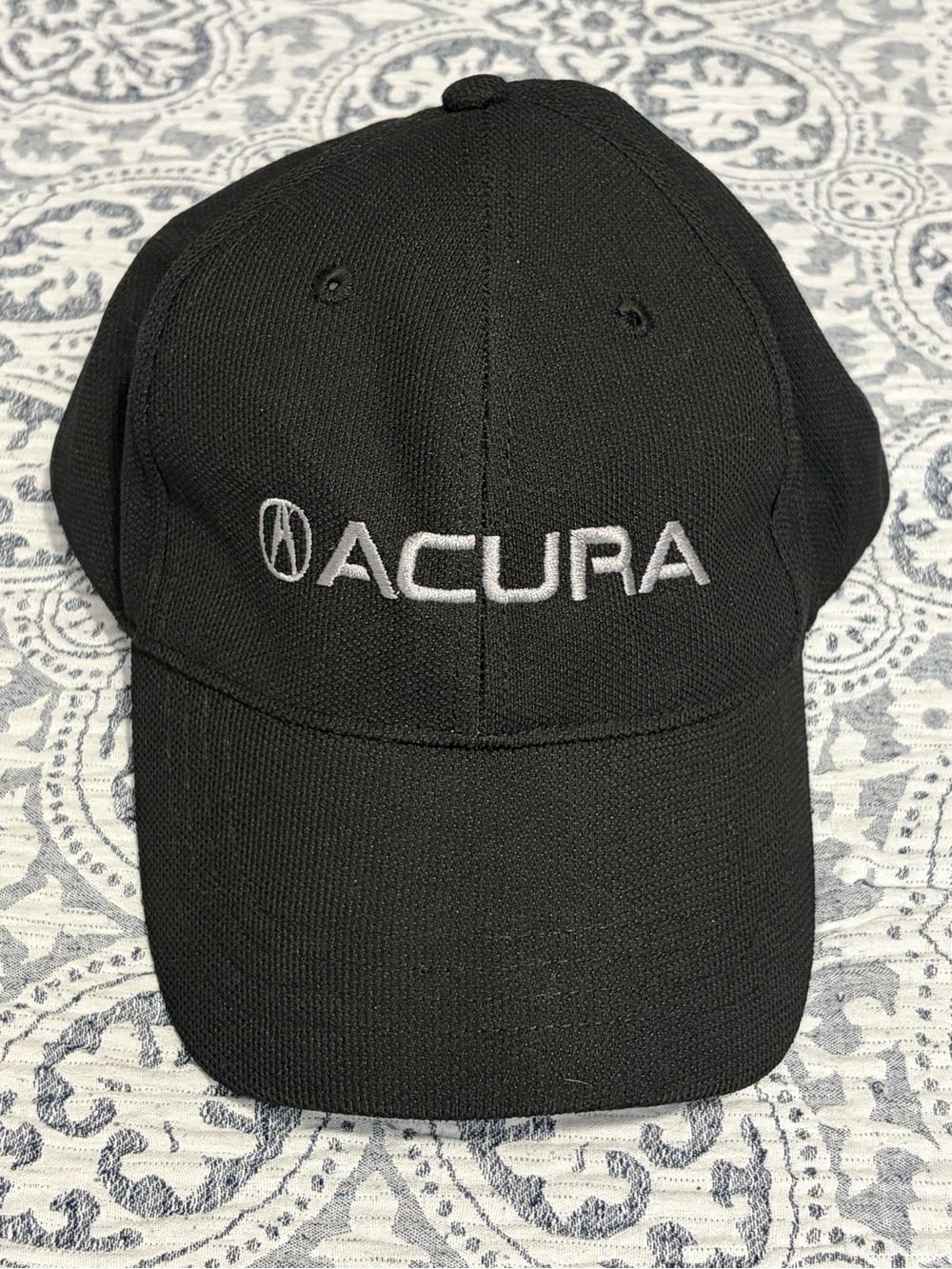 Acura Black Embroidered Logo Baseball Cap